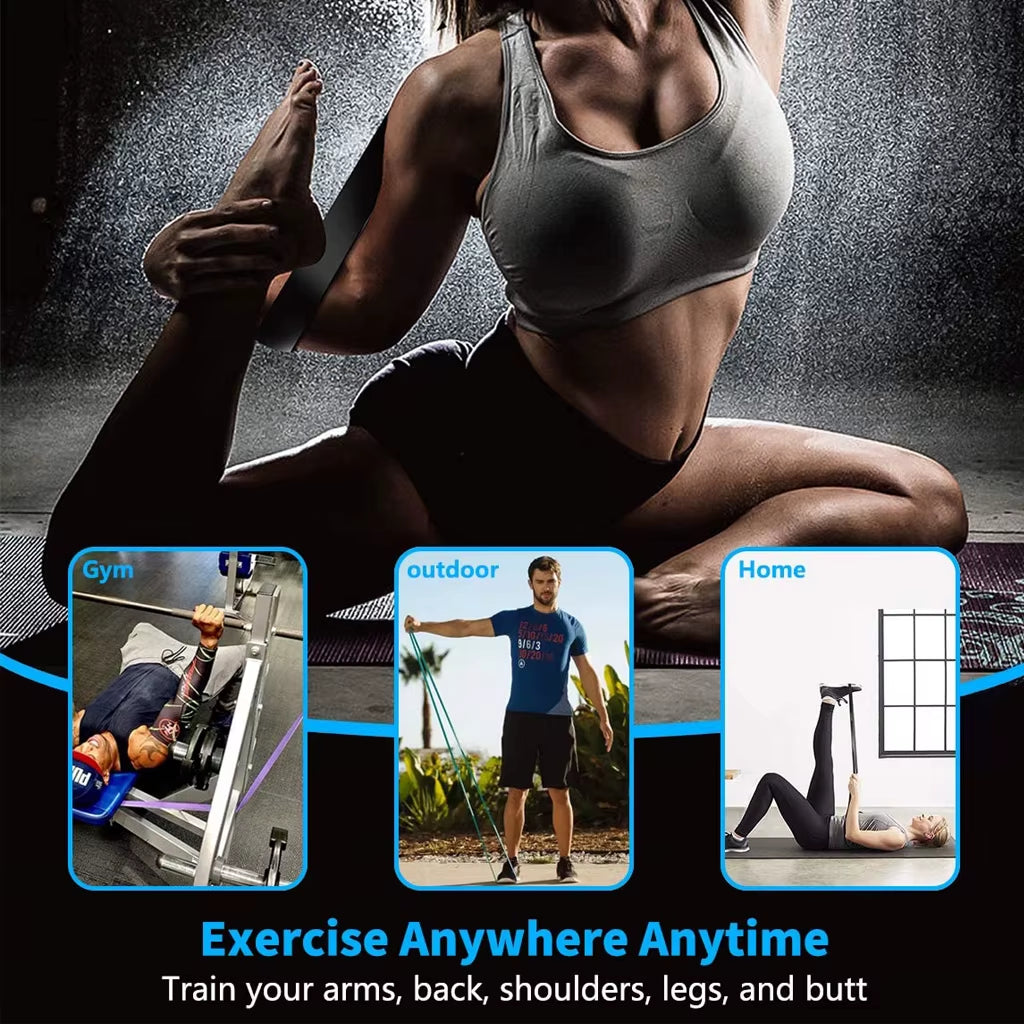 Wosweir-Elastic Training Gum Resistance Bands Gym Home Fitness Expander Yoga Pull up Assist Rubber Crossfit Workout Equipment